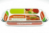 Форма д/запекания 1,6л стекл прям Appetite Форма д/запекания 1,6л стекл прям Appetite