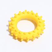 Игрушка "Кольцо с шипами №1", 6,1 см, жёлтая 7531529
