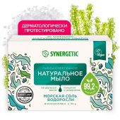 Мыло Synergetic 90 гр. морская соль и водоросли