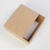 Коробка картон прямоугольник 10 20*15*8см Крафтовый