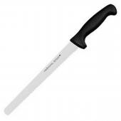 Нож д/хлеба «Проотель»; сталь нерж.,пластик; ,L=390/250,B=25мм; черный,металлич.