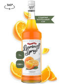 Сироп со вкусом и ароматом «Апельсин» 1л (стекло) ТМ Barinoff