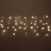 Гирлянда эл. бахрома 5 м (60*40), белый теплый, 180 LED 183-0025