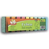 Губка д/посуды УМНИЧКА10шт MINI