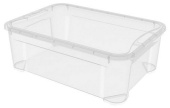 Контейнер для продуктов прямоуг. 31 л 55,5*39*19см п/п Кристалл  Контейнер для продуктов прямоуг. 31 л 55,5*39*19см п/п Кристалл