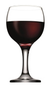 Бокал для вина 225 мл. d=74, h=150 мм красн. Бистро арт. 44412