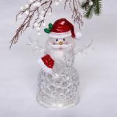 Сувенир с подсветкой "Дед Мороз с веточками" 17*11,8*23 см