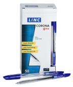 Ручка шариковая LINC Corona Plus  0,7 мм синий