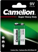 Батарейка Camelion HEAVY DUTY Green 6F22 BL1