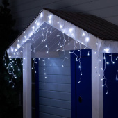 Гирлянда эл. д/улицы бахрома 3 м (60), белый, 160 LED, IP44, прозрачный провод 187276       Гирлянда эл. д/улицы бахрома 3 м (60), белый, 160 LED, IP44, прозрачный провод 187276