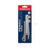 Нож канцелярский 18 мм усиленный "ErichKrause" 