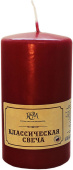 Свеча 120*60 Классическая бордовая 6112606