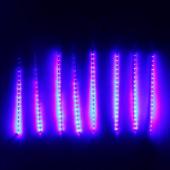 Гирлянда эл. сосулька 2х0,5 м, синий, 36 LED  "Тающая сосулька"