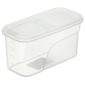 Контейнер д/сыпучих продуктов Violet, 1,2л белый Контейнер д/сыпучих продуктов Violet, 1,2л белый