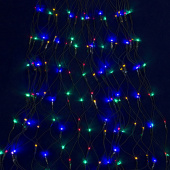 Гирлянда эл. сетка на елку 1,8 м, 224 LED, мультицвет 362-074
