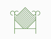 Заборчик Ромбик 0,92м*4,75м, 5 секций 