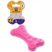 Игрушка для собаки "Bubble gum-Кость" цвет розовый