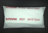 Пакет фасовочный ПНД, 10+8х27 см, 8 мкм, 450 шт, донный шов