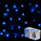 Гирлянда эл. нить 24 м, синий, 300 LED 128-002 