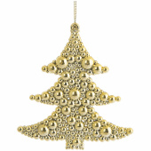 Елочное украшение "Елочка в золоте" 81957