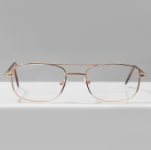 Очки д/зрения диоптрия + 2, C1, золотой GA0608