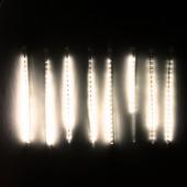 Гирлянда эл. сосулька 2х0,5 м, белый теплый, 36 LED "Тающая сосулька" 183-101