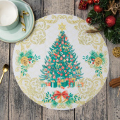 Салфетка на стол 30х30 см "Golden Christmas" 5167886