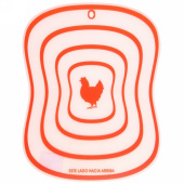 Доска разделочная пластиковая гибкая 30*23см "Птица" Доска разделочная пластиковая гибкая 30*23см "Птица"