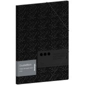 Папка д/тетрадей "DoubleBlack" А5+ черная, с рисунком FB5_A5701 Папка д/тетрадей "DoubleBlack" А5+ черная, с рисунком FB5_A5701