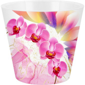 Горшок д/цветов InGreen London Orchid Deco 1,6л розовая