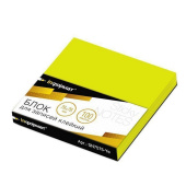 Блок самоклеящийся inФормат 76х76 мм 100 листов желтый Блок самоклеящийся inФормат 76х76 мм 100 листов желтый