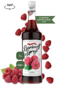 Сироп со вкусом и ароматом «Малина» 1л (стекло) ТМ Barinoff