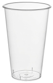 Стакан пласт. прозр. 500мл d "Bubble cup/шейкер" м1021