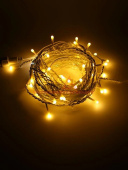 Гирлянда эл. бахрома 3 м (70*50*30), белый теплый, 75 LED, IP44, "Мерцание" белый проводTMB-HY-72031