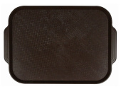 Поднос 45*35,5см. темно-коричневый 