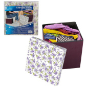 Пуф складной с отделением для хранения лаванда Пуф складной с отделением для хранения лаванда