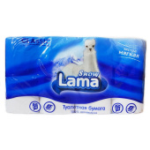 Т/бумага Лама 2-сл белая 8 шт