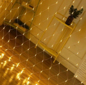 Гирлянда эл. сетка 2х1,8 м, 160 LED, белый теплый TMB-HY-70723