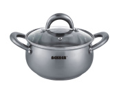 Кастрюля нерж 3,2 л Premium Comfort ТМ Bekker