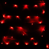 Гирлянда эл. нить 9,5 м, красный, 100 LED 129-031