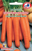 Семена Морковь "Нантская Красная" среднеспелый, гелевое драже, 300 шт, Уральский дачник