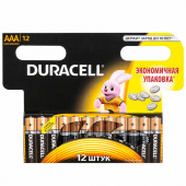 Батарейка DURACELL ААA  1.5V LR03/MN2400 12шт