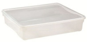 Контейнер для продуктов прямоуг. 9 л 40*33,5*8,5см п/п Кристалл Рс  Контейнер для продуктов прямоуг. 9 л 40*33,5*8,5см п/п Кристалл Рс