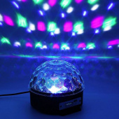 Диско-шар светодиодный  "Каледоскоп", LED (красный, зеленый, синий) 765-172