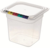 Гастроемкость 1/6 h=150 2,2 л  п/п прозрачная Рс