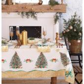 Набор столовый "Golden Christmas" скатерть+салфетки 12шт 5072921