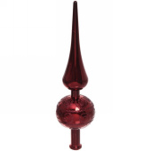 Верхушка на ёлку 23 см "Волшебный узор", Темный рубин