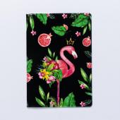 Обложка для паспорта "Тропический фламинго" 4431514