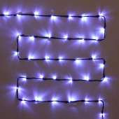 Гирлянда эл. д/улицы нить 7 м, 80 LED "Водопад", белый 