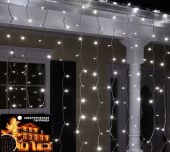 Гирлянда эл. занавес 2х2 м, белый холодный, 800 LED 71158